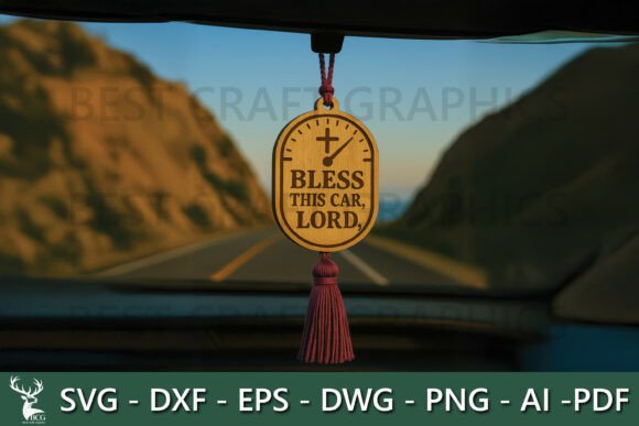 Bless This Car Lord – Car Hanger SVG Review for Real Projects