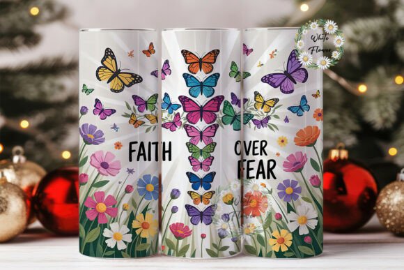 Butterfly Faith Tumbler Wrap PNG Review for Real Projects