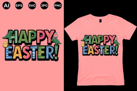 Christian Easter TShirt Faithful Graphic for Spring Projects