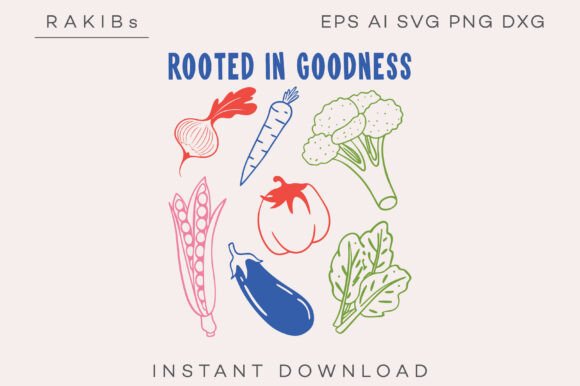 Rooted in Goodness Hand-drawn SVG PNG Review